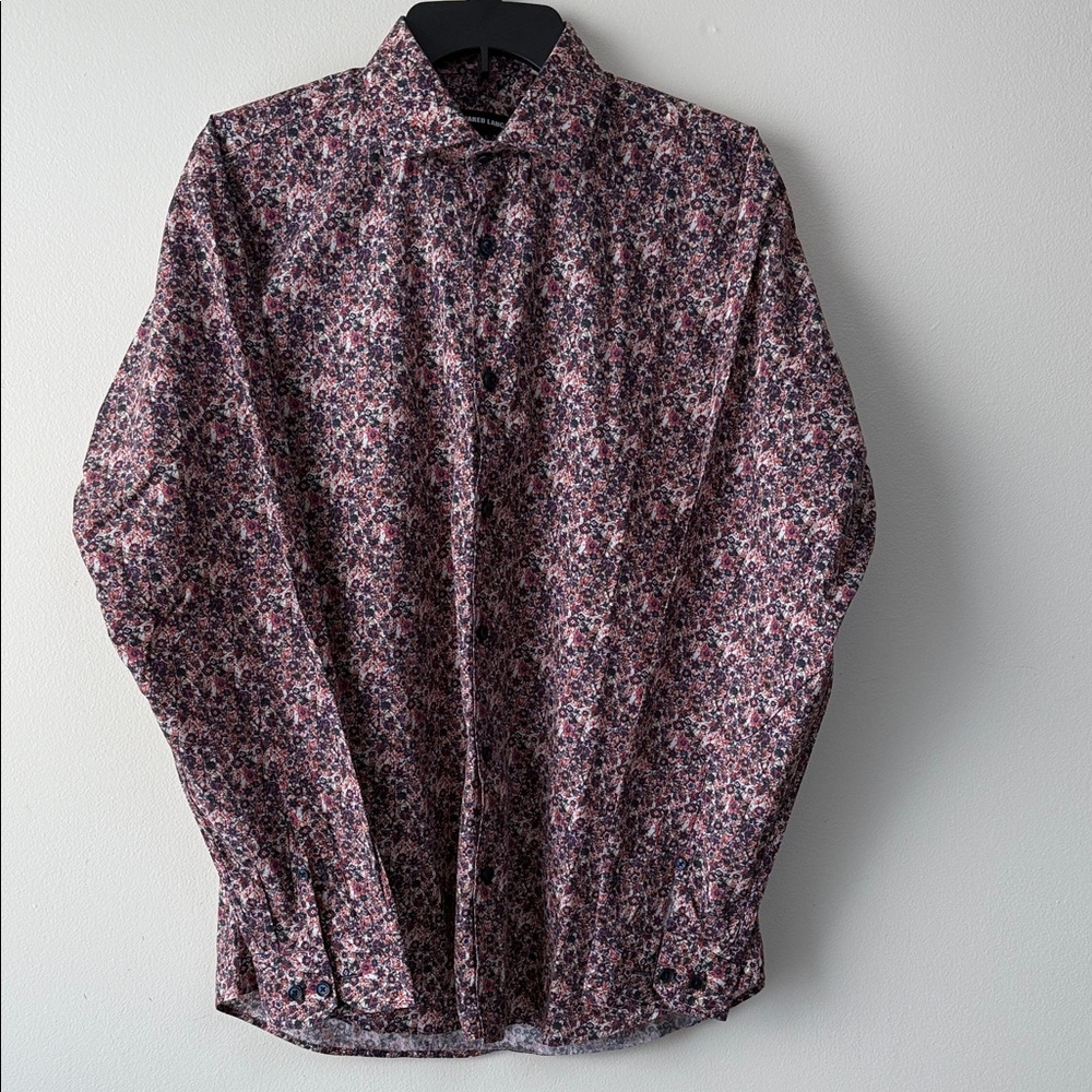Jared Lang Multicolor Floral Men's Shirt